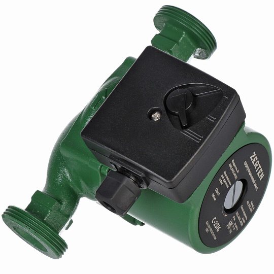 Насос циркуляционный, Zerten, 1&quot; '', 90 Вт, максимальный напор 6 м, 2.4 м³/ч
