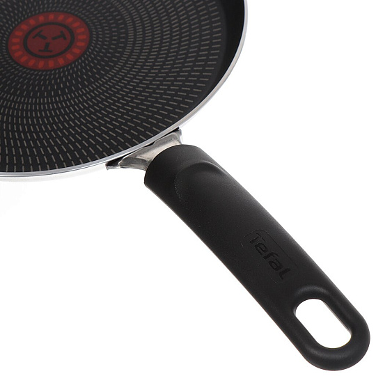 Блинница алюминий, 22 см, антипригарное покрытие, Tefal, Cook Right, 04166522, бакелитовая ручка