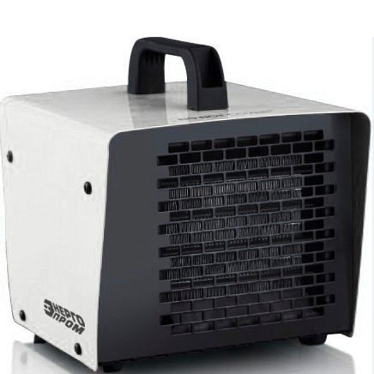 Пушка тепловая электрическая, Энергопром, 2 кВт, 97 м³/ч, керамический элемент, 2 режима, квадратная, ТПЭ-2000МК