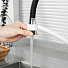 Смеситель для кухни, Gappo, гибкий излив, с картриджем, белый, G4048-8 - фото 4