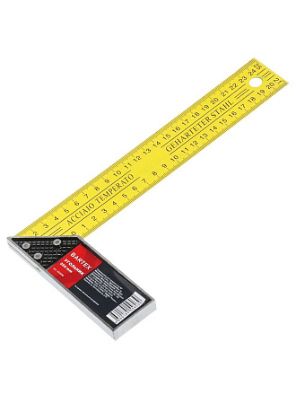 Угольник 250 мм, металл, Bartex, R-250