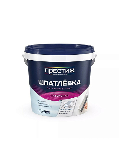Шпатлевка Престиж, латексная, 1.5 кг