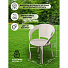 Мебель садовая Green Days, белая, стол, 70х70 см, 4 стула, 150 кг, HYB104 - фото 12