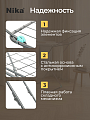 Сушилка для белья напольная, полотно 18 м, 177х53.5х96/109 см, складная, 18 прутьев, 15 кг, Nika, СБ1 - фото 5