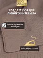 Покрывало евро, 260х220 см, 100% полиэстер, стеганое, Silvano, Ультрасоник Юла, коричневое - фото 3