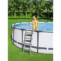 Бассейн каркасный Bestway, 549х122 см, Steel Pro Max, 56462, фильтр-насос, лестница, тент, 23062 л - фото 9