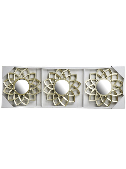 Набор из 3-х зеркал настенный, 25 см, пластик, Y4-5292