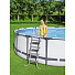 Бассейн каркасный Bestway, 549х122 см, Steel Pro Max, 56462, фильтр-насос, лестница, тент, 23062 л - фото 9