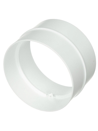 Соединитель вентиляционный пластик, установочный диаметр 100 мм, Event, 100СКП