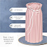Ваза керамика, настольная, 25 см, Оригами, Y6-2012, розовая - фото 4