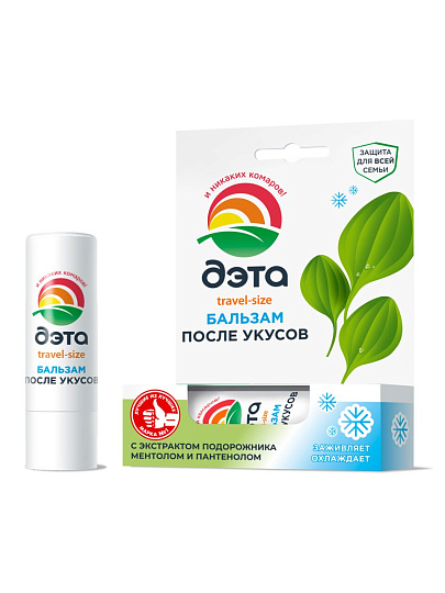 Бальзам-карандаш Дэта, после укусов, 4.2 г