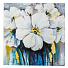 Наволочка декоративная Белые цветы на голубом, 100% полиэстер, 43 х 43 см, A130003 - фото 2