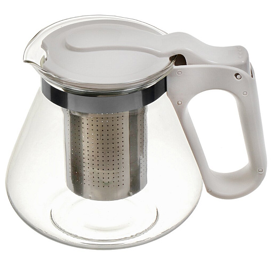Чайник заварочный стекло, 0.7 л, с ситечком, Agness, 885-080