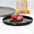 Тарелка десертная, фарфор, 21 см, круглая, Black, Domenik, DM3019 - фото 4