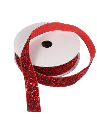 Лента текстиль, 270х1.8 см, в ассортименте, Блеск, Y4-9554