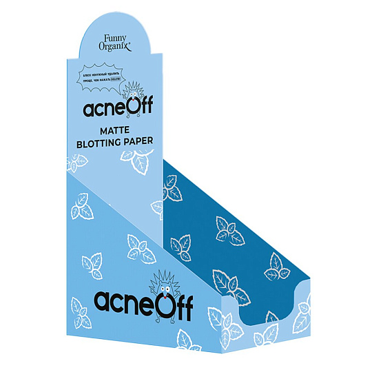 Салфетки салициловые Funny Organix, Матирующие 5в1, для проблемной кожи, матовый эффект, для лица, 50 штук