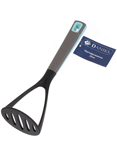 Картофелемялка нейлон, 25 см, навеска, Daniks, Грей, Y4-4955
