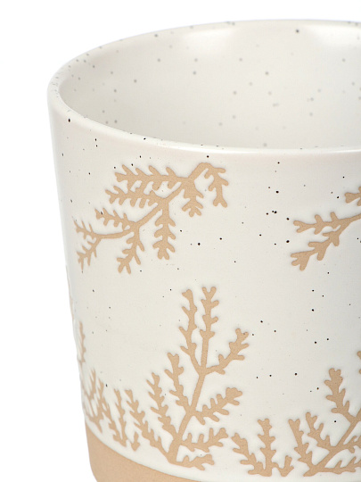 Кружка керамика, 400 мл, Эко ботаника, Y4-11305, в ассортименте