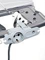 Доска гладильная 122х40 см, подставка для утюга, гладильный рукав, встроенная розетка, полка для белья, удлинитель 1.9 м, Nika, линии на сером - фото 14