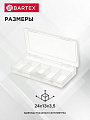 Ящик-органайзер для инструмента, 24х13х3.5 см, пластик, Bartex, 78941, 6 ячеек, 2780355063 - фото 5