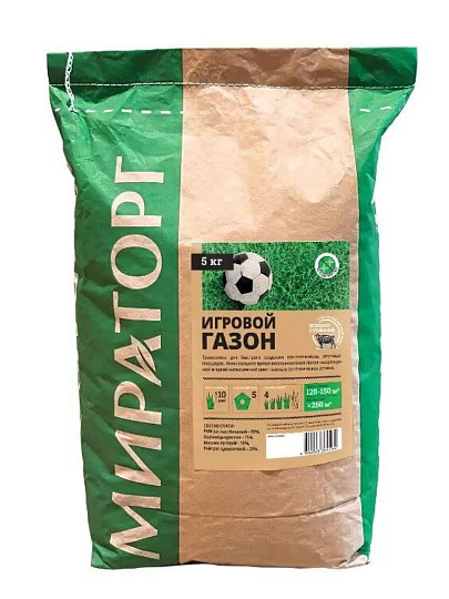 Семена Газон, Игровой, 5 кг, мешок, Мираторг