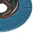Круг лепестковый торцевой КЛТ2 для УШМ, LugaAbrasiv, диаметр 115 мм, посадочный диаметр 22 мм, зерн ZK120, шлифовальный - фото 3