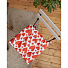 Сидушка на стул «Этель» Red hearts 42х42см, 100% хл, 190 г/м2, 5376651 - фото 2