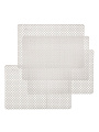 Набор салфеток полимер, 45х30 см, прямоугольный, 4 шт, для стола, белый, Сеть, Y4-9143 - фото 5