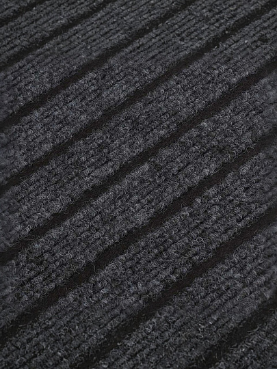 Коврик придверный, 60х90 см, прямоугольный, ПВХ, серый, Модерн, ComeForte, HP1908