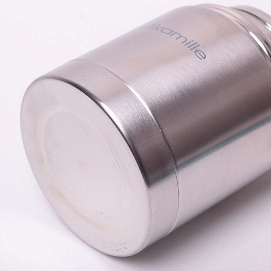 Термос для еды, нержавеющая сталь, 0.5 л, широкая горловина, Kamille, колба нержавеющая сталь, 2060