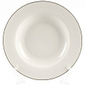 Тарелка суповая, фарфор, 23 см, круглая, White Lace, Fioretta, TDP671 - фото 2