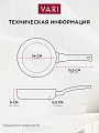 Сковорода алюминий, 24 см, антипригарное покрытие, Vari, Лучшая цена, с крышкой, KSKR14224 - фото 5
