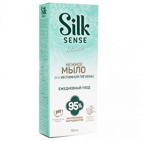 Мыло жидкое для интимной гигиены 190 мл, Ola, Silk Sense Алоэ и календула