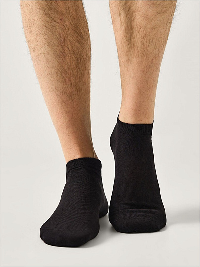 Носки муж. DiWaRi Bamboo 24С-163СП р.29 х/б черный 000 короткие