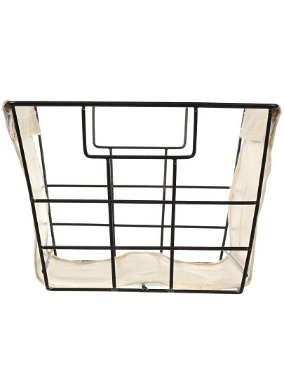 Корзина для хранения, 30х20х15 см, прямоугольная, бежевая, A290104