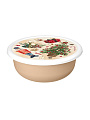 Миска пластик, 2.1 л, с крышкой, с декором, Modena, Игрушки, Homver, 223138327/10, бежевая