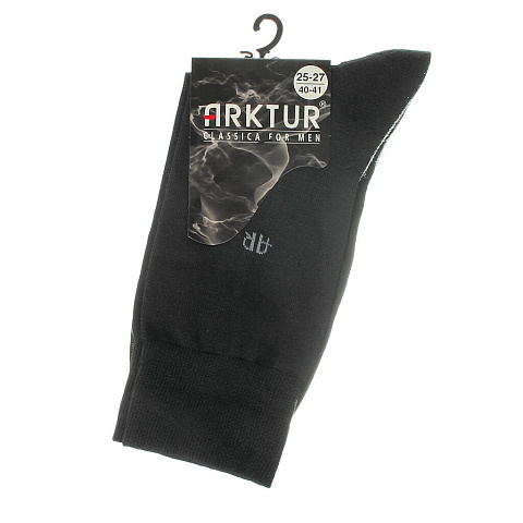 Носки для мужчин, Arktur, темно-серые, р. 40-41, Л203