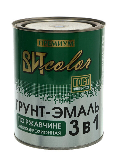 Грунт-эмаль ВИТ, по ржавчине, алкидная, синяя, 0.8 кг