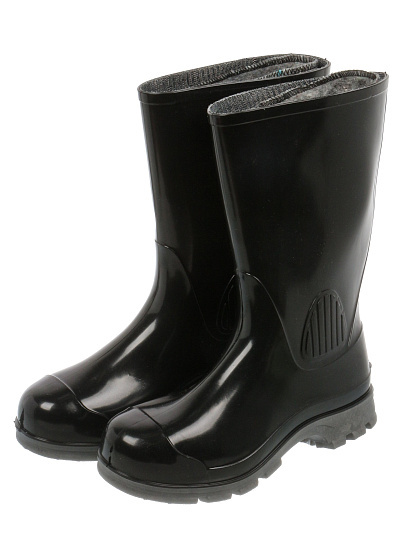 Сапоги для мужчин, ПВХ, черные, р. 40-41, утепленные, 042н