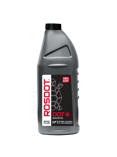Тормозная жидкость Rosdot, DOT4-455г
