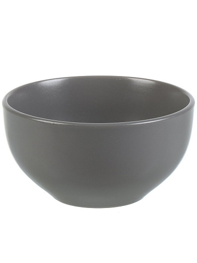 Сервиз столовый керамика, 16 предметов, на 4 персоны, B010801, темно-серый