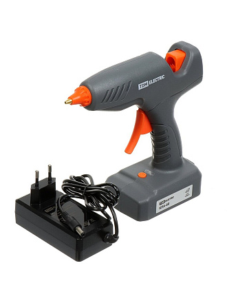 Электропистолет клеевой 11.3 мм, 60 Вт, 20 г/мин, 12В, 2,2 А*ч Li-Ion, TDM Electric, КПА-60 Алмаз, SQ1024-0110