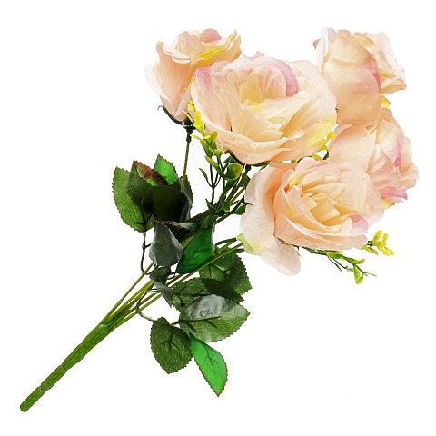 Цветок искусственный декоративный пасхальный, Роза, 40 см, в ассортименте, FY088