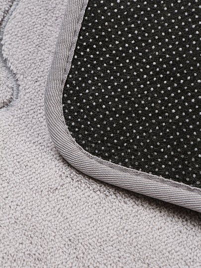 Коврик для ванной, 0.5х0.8 м, полиэстер, голубой, Silvano, Ножки, Y4-11473