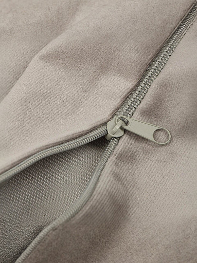 Наволочка декоративная Серый, 100% полиэстер, 40 х 40 см