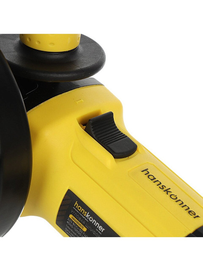 Угловая шлифовальная машина Hanskonner, HAG13125TE, 1350 Вт, 125 мм, регулировка оборотов, константная электроника