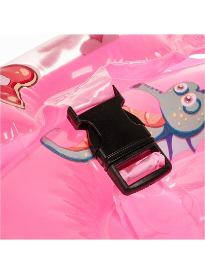 Жилет надувной 3-5 лет, 40 х 30 см, детский, розовый, D090008