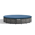 Бассейн каркасный Intex, 457х122 см, Prism Frame, 26742NP, фильтр-насос, лестница, подстилка, тент, 16805 л - фото 5