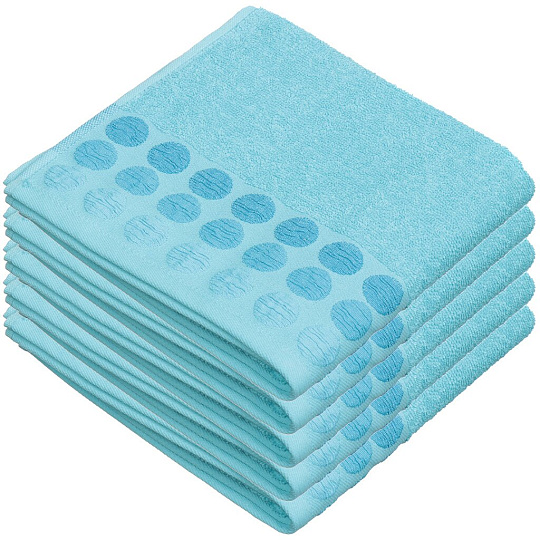 Полотенце банное 50х90 см, 380 г/м2, махра, Point, Brielle, тиффани, Турция, 1216-62196