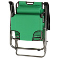 Шезлонг пляжный металл, 153х60х80 см, 100 кг, 2 положения спинки, зеленый, Green Days, YTBC051-18-6030 - фото 9